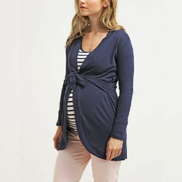 Envie de Fraise Maternity Belted Cardigan XS - Picture 2 of 8